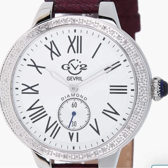 EVRI GV2 Women's Diamond-Accented Watch - White and Silver